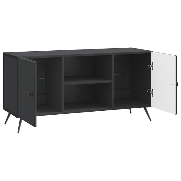 Schwarzer TV-Schrank, 102 cm