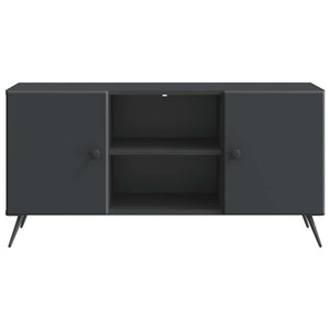 Schwarzer TV-Schrank, 102 cm