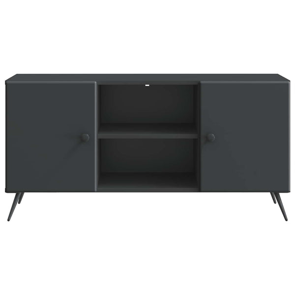 Schwarzer TV-Schrank, 102 cm