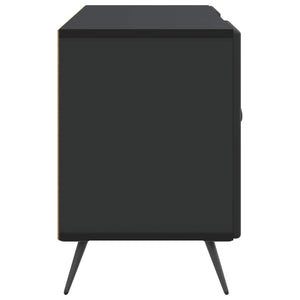 Schwarzer TV-Schrank, 102 cm