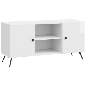 TV-Schrank Hochglanz Weiß 102 cm