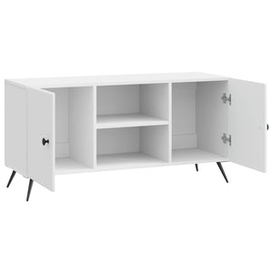 TV-Schrank Hochglanz Weiß 102 cm