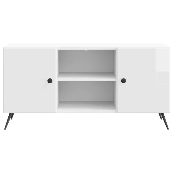 TV-Schrank Hochglanz Weiß 102 cm