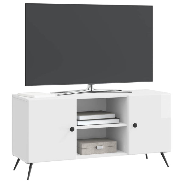 TV-Schrank Hochglanz Weiß 102 cm