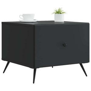 Schwarzer Couchtisch mit Schubladen