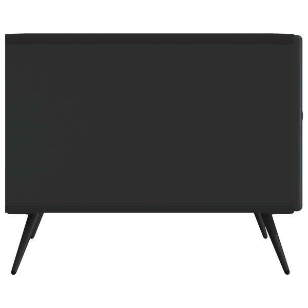 Schwarzer Couchtisch mit Schubladen