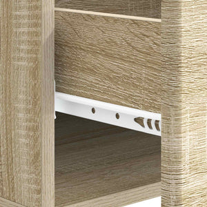 vidaXL Table basse chêne Sonoma 49 x 50 x 40 cm bois d'ingénierie