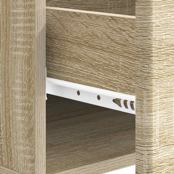 vidaXL Table basse chêne Sonoma 49 x 50 x 40 cm bois d'ingénierie