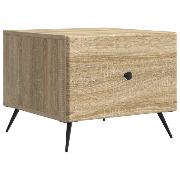vidaXL Table basse chêne Sonoma 49 x 50 x 40 cm bois d'ingénierie