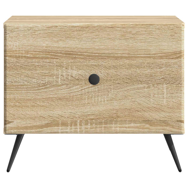 vidaXL Table basse chêne Sonoma 49 x 50 x 40 cm bois d'ingénierie