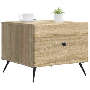 vidaXL Table basse chêne Sonoma 49 x 50 x 40 cm bois d'ingénierie
