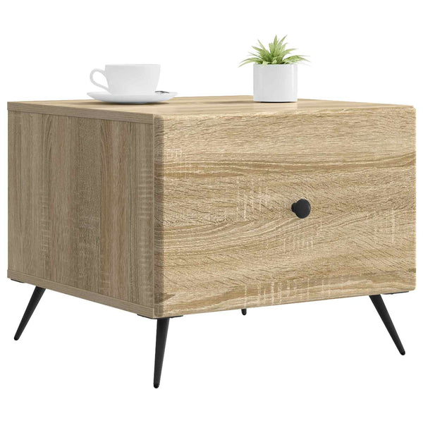 vidaXL Table basse chêne Sonoma 49 x 50 x 40 cm bois d'ingénierie