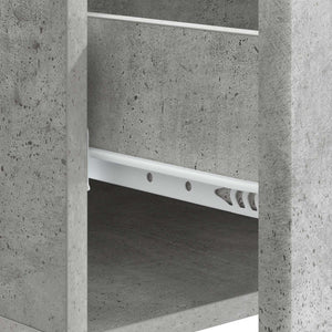 Betongrauer Couchtisch 49x50x40 cm