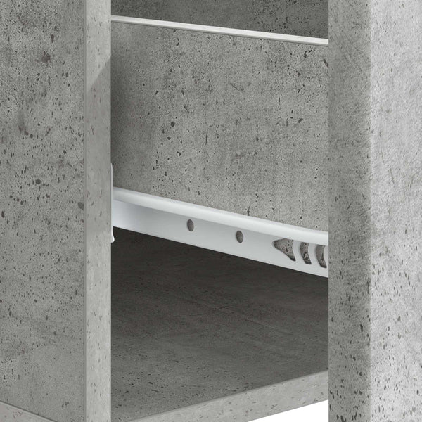 Betongrauer Couchtisch 49x50x40 cm