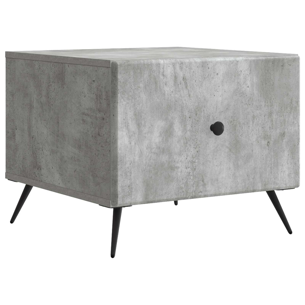 Betongrauer Couchtisch 49x50x40 cm