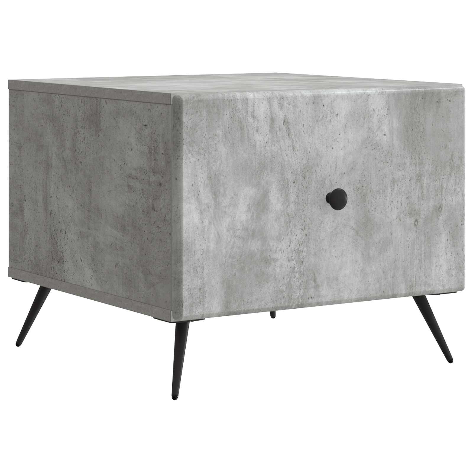 Betongrauer Couchtisch 49x50x40 cm