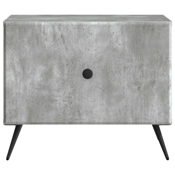 Betongrauer Couchtisch 49x50x40 cm