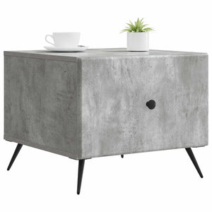 Betongrauer Couchtisch 49x50x40 cm