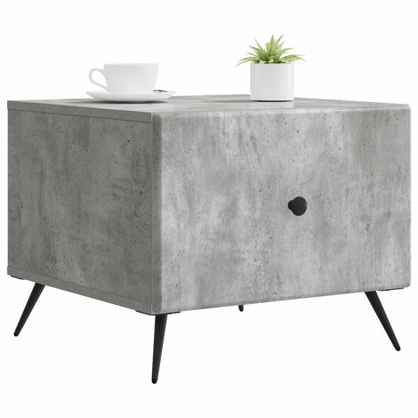 Betongrauer Couchtisch 49x50x40 cm