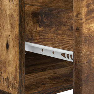 vidaXL Table basse Chêne fumé 49 x 50 x 40 cm Bois d'ingénierie