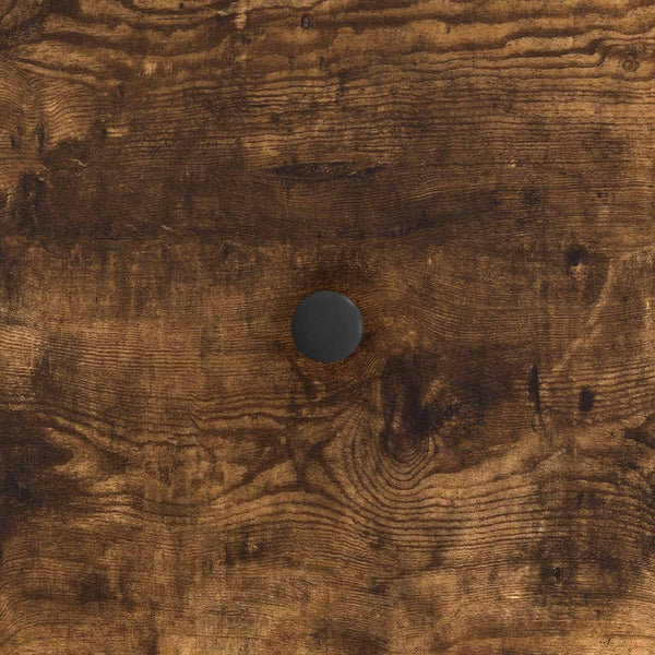 vidaXL Table basse Chêne fumé 49 x 50 x 40 cm Bois d'ingénierie