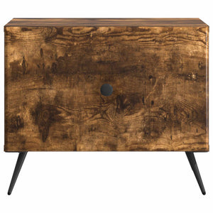 vidaXL Table basse Chêne fumé 49 x 50 x 40 cm Bois d'ingénierie