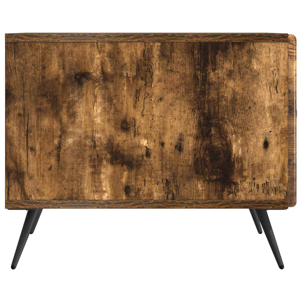 vidaXL Table basse Chêne fumé 49 x 50 x 40 cm Bois d'ingénierie
