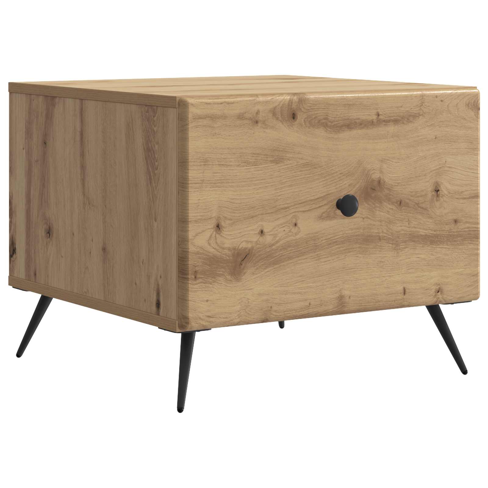 vidaXL Table basse chêne artisan 49 x 50 x 40 cm Bois d'ingénierie