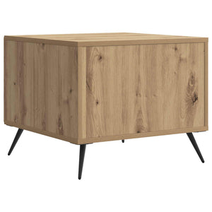 vidaXL Table basse chêne artisan 49 x 50 x 40 cm Bois d'ingénierie