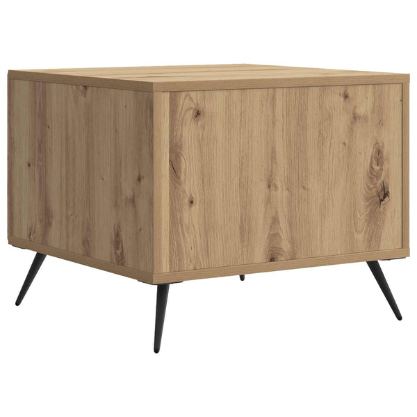 vidaXL Table basse chêne artisan 49 x 50 x 40 cm Bois d'ingénierie
