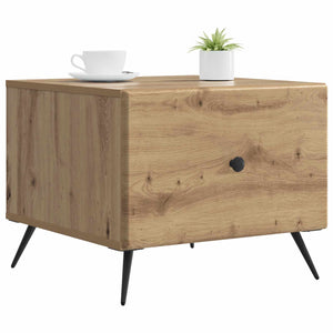 vidaXL Table basse chêne artisan 49 x 50 x 40 cm Bois d'ingénierie