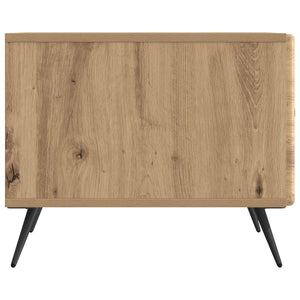vidaXL Table basse chêne artisan 49 x 50 x 40 cm Bois d'ingénierie