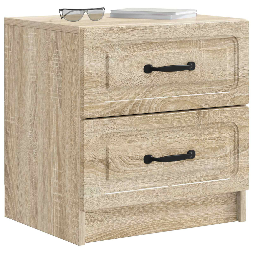 vidaXL Nightstands 2 pcs Sonoma Oak 43 x 34.5 x 44.5 cm Engineered Wood