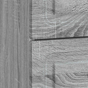 Nachttisch Graues Sonoma Holzwerkstoff