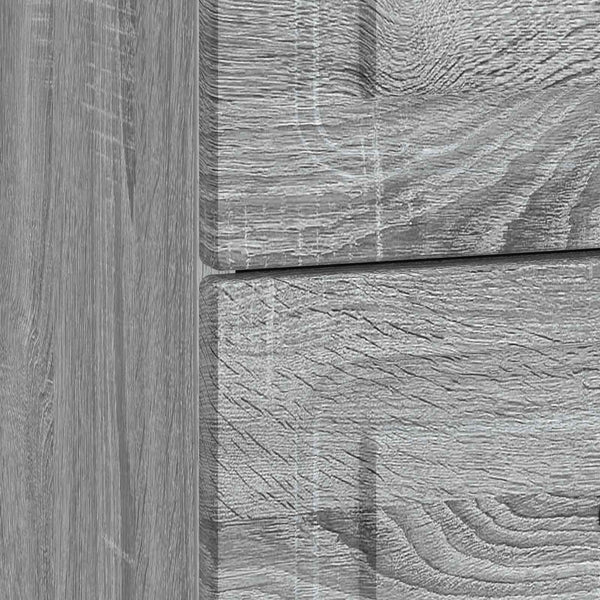 Nachttisch Graues Sonoma Holzwerkstoff