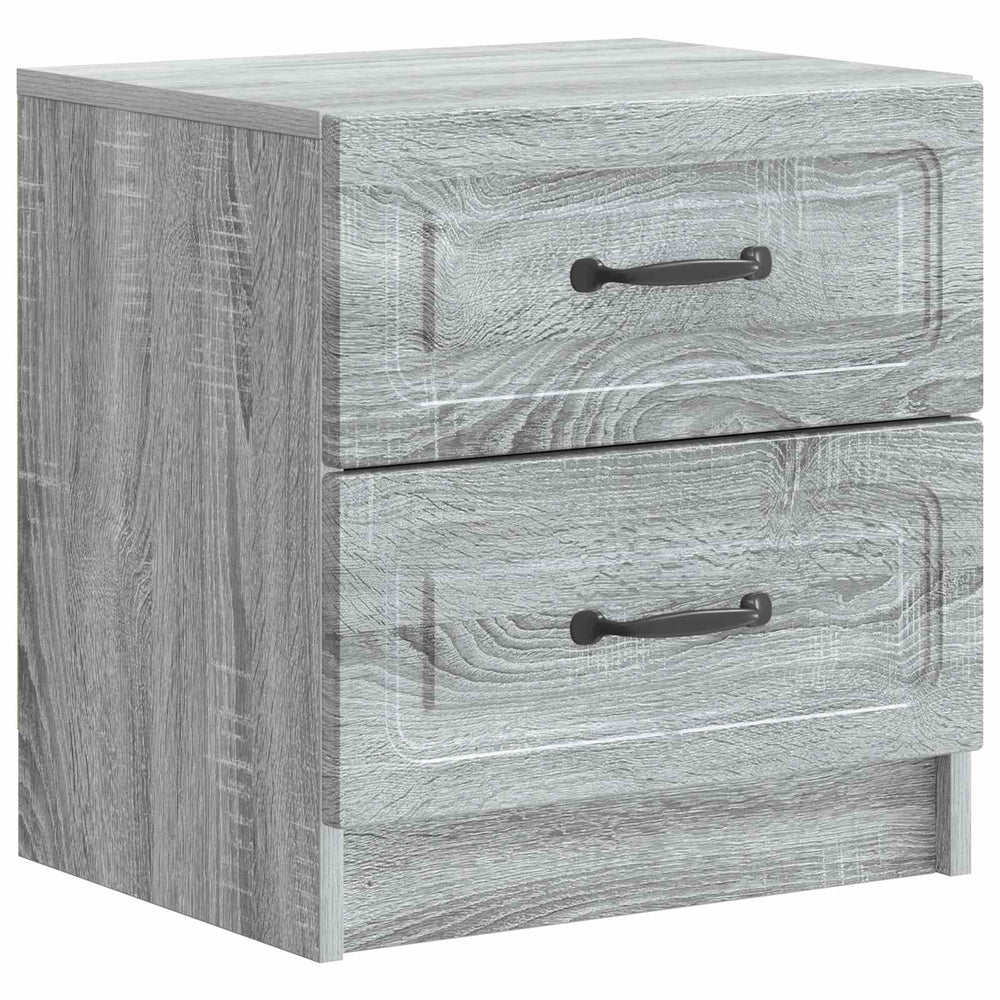 vidaXL Bedside Cabinet Sonoma Grey 43 x 34.5 x 44.5 cm Engineered Wood