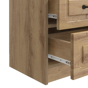 Nachttisch Artisan Eiche Holzwerkstoff