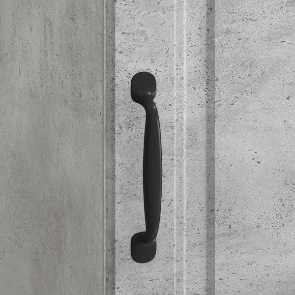 Betongrauer Nachttisch mit Stauraum