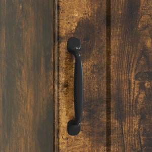 vidaXL Table de chevet Chêne fumé 43 x 34,5 x 47 cm Bois d'ingénierie