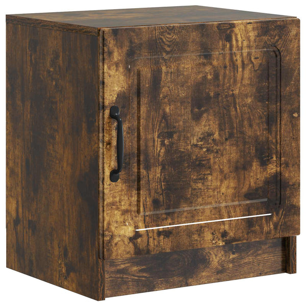 vidaXL Table de chevet Chêne fumé 43 x 34,5 x 47 cm Bois d'ingénierie