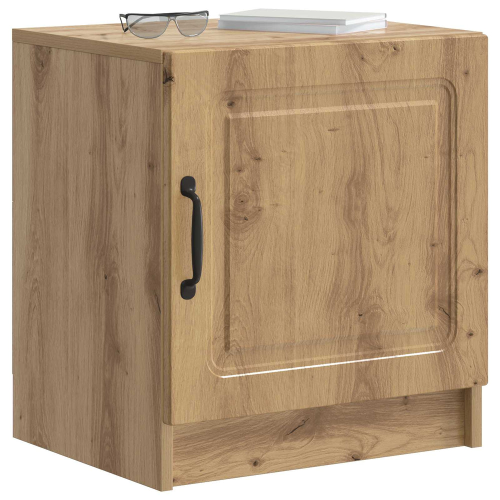 vidaXL Bedside Table Artisan Oak 43 x 34.5 x 47 cm Engineered Wood