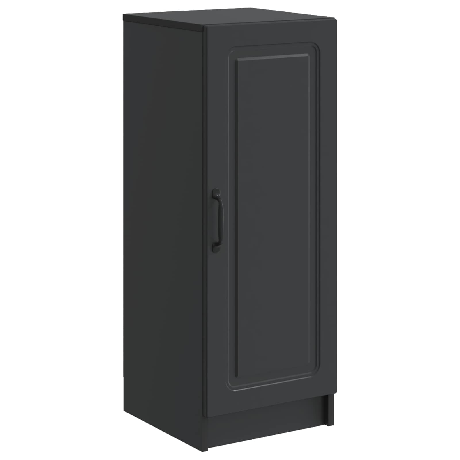 vidaXL Buffet noir 33 x 34,5 x 87 cm Bois d'ingénierie