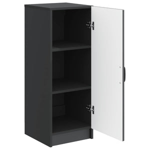 vidaXL Buffet noir 33 x 34,5 x 87 cm Bois d'ingénierie