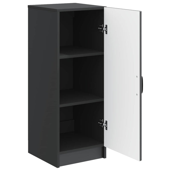 vidaXL Buffet noir 33 x 34,5 x 87 cm Bois d'ingénierie