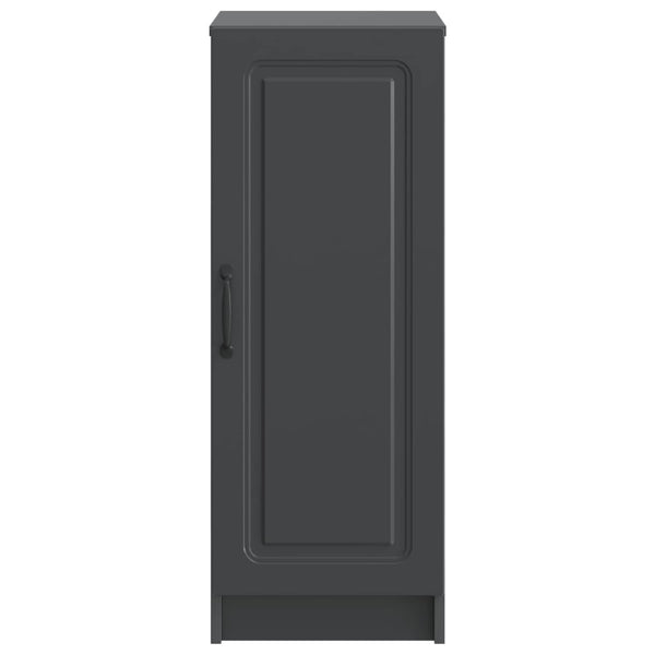 vidaXL Buffet noir 33 x 34,5 x 87 cm Bois d'ingénierie