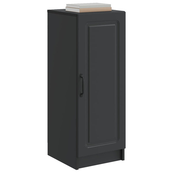vidaXL Buffet noir 33 x 34,5 x 87 cm Bois d'ingénierie