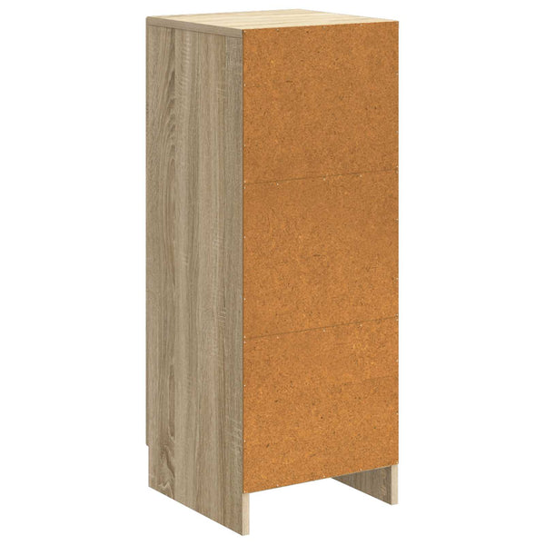 vidaXL Buffet chêne Sonoma 33 x 34,5 x 87 cm en bois d'ingénierie