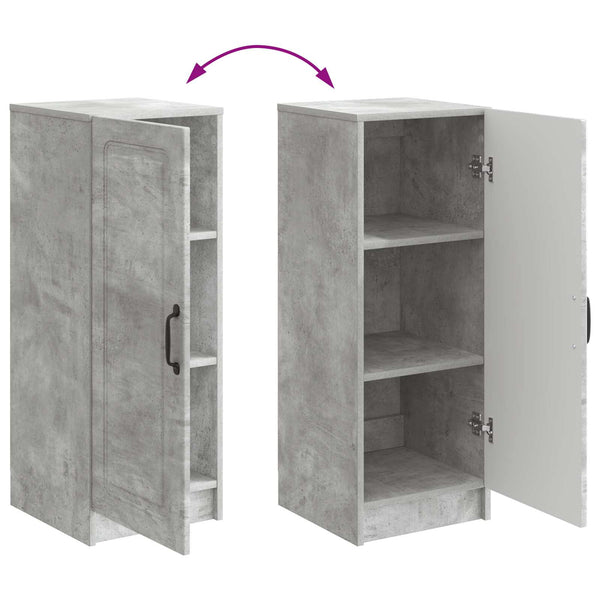 Betongraues Sideboard 33x34,5x87cm