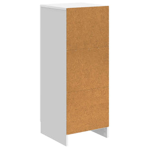 Hochglanz Weißes Sideboard 33x34,5x87cm