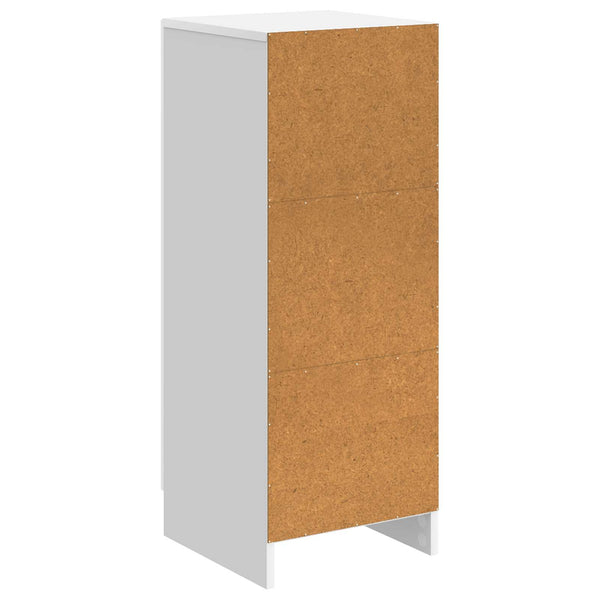 Hochglanz Weißes Sideboard 33x34,5x87cm